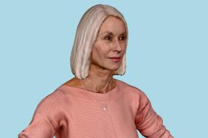 Beatrice Casual Female Casual, aged, grandmother, mother, grand, old, female, lady, woman, girl, people, human, character, renderpeople